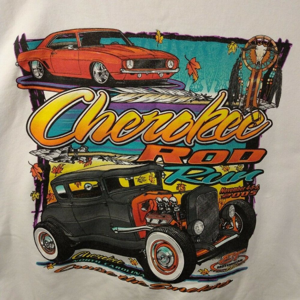 Cherokee Rod Run Sweat Shirt 2004 Cherokee NC.